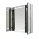 Aquadom Royale Plus 36''х 36'' LED Triple Door Lighted Medicine Cabinet - Image 5