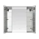 Aquadom Royale Plus 36''х 36'' LED Triple Door Lighted Medicine Cabinet - Image 8