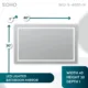 Aquadom SOHO 40'' × 30' LED Lighted Bathroom Mirror - Image 8
