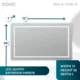 Aquadom SOHO 60" X 36"  LED Lighted Bathroom Mirror - Image 9