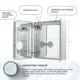 Aquadom Edge Royale 30'' × 32'' LED Medicine Cabinet - Image 11