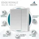 Aquadom Edge Royale 36'' × 32'' LED Lighted Medicine Cabinet - Image 9