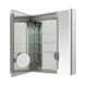Aquadom Edge Royale 36'' × 32'' LED Lighted Triple Door Medicine Cabinet - Image 8