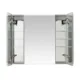 Aquadom Edge Royale 36'' × 32'' LED Lighted Triple Door Medicine Cabinet - Image 5