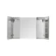 Aquadom Edge Royale 40'' × 32'' LED Lighted Triple Door Medicine Cabinet - Image 7