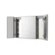 Aquadom Edge Royale 40'' × 32'' LED Lighted Triple Door Medicine Cabinet - Image 8