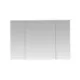 Aquadom Edge Royale 48'' × 32'' LED Lighted Triple Door Medicine Cabinet - Image 2