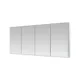 Aquadom Edge Royale 72'' × 32'' LED Lighted Medicine Cabinets - Image 2