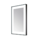 Aquadom Lexington 24''x 36'' x 2.28'' LED Lighted Slim Frame Mirror with Defogger Matte Black Finish - Image 6