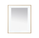 Aquadom Lexington 30''x 36'' x 2.28'' LED Lighted Slim Frame Mirror with Defogger Brushed Gold Finish - Image 6