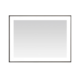 Aquadom Lexington 48''x 36'' x 2.28'' LED Lighted Slim Frame Mirror with Defogger Matte Black Finish - Image 5