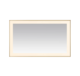 Aquadom Lexington 60''x 36'' x 2.28'' LED Lighted Slim Frame Mirror with Defogger Brushed Gold Finish - Image 2
