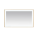 Aquadom Lexington 60''x 36'' x 2.28'' LED Lighted Slim Frame Mirror with Defogger Brushed Gold Finish - Image 5