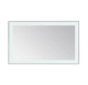 Aquadom Lexington 60''x 36'' x 2.28'' LED Lighted Slim Frame Mirror with Defogger Chrome Finish - Image 6
