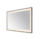 Aquadom Lexington 60''x 36'' x 2.28'' LED Lighted Slim Frame Mirror with Defogger Matte Black Finish - Image 3