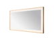 Aquadom Lexington 72''x 36'' x 2.28'' LED Lighted Slim Frame Mirror with Defogger Brushed Gold Finish - Image 5