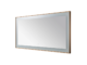 Aquadom Lexington 72''x 36'' x 2.28'' LED Lighted Slim Frame Mirror with Defogger Brushed Gold Finish - Image 6