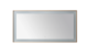 Aquadom Lexington 72''x 36'' x 2.28'' LED Lighted Slim Frame Mirror with Defogger Brushed Gold Finish - Image 9