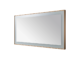 Aquadom Lexington 72''x 36'' x 2.28'' LED Lighted Slim Frame Mirror with Defogger Brushed Gold Finish - Image 10