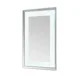 Aquadom Madison 24''x 36'' x 2.28'' LED Lighted Chamfer Frame Mirror with Defogger Chrome - Image 2