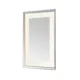 Aquadom Madison 24''x 36'' x 2.28'' LED Lighted Chamfer Frame Mirror with Defogger Chrome - Image 5