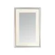 Aquadom Madison 24''x 36'' x 2.28'' LED Lighted Chamfer Frame Mirror with Defogger Chrome - Image 6