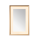 Aquadom Madison 24''x 36'' x 2.28'' LED Lighted Chamfer Frame Mirror with Defogger Chrome Brushed Gold Finish - Image 8
