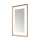 Aquadom Madison 24''x 36'' x 2.28'' LED Lighted Chamfer Frame Mirror with Defogger Chrome Brushed Gold Finish - Image 6