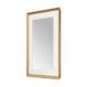 Aquadom Madison 24''x 36'' x 2.28'' LED Lighted Chamfer Frame Mirror with Defogger Chrome Brushed Gold Finish - Image 5
