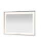 Aquadom Madison 48''x 36'' x 2.28'' LED Lighted Chamfer Frame Mirror with Defogger Chrome Finish - Image 7