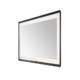 Aquadom Madison 48''x 36'' x 2.28'' LED Lighted Chamfer Frame Mirror with Defogger Matte Black Finish - Image 6