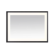 Aquadom Madison 48''x 36'' x 2.28'' LED Lighted Chamfer Frame Mirror with Defogger Matte Black Finish - Image 2