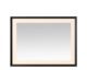 Aquadom Madison 48''x 36'' x 2.28'' LED Lighted Chamfer Frame Mirror with Defogger Matte Black Finish - Image 4