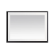 Aquadom Madison 48''x 36'' x 2.28'' LED Lighted Chamfer Frame Mirror with Defogger Matte Black Finish - Image 3