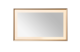 Aquadom Madison 60''x 36'' x 2.28'' LED Lighted Chamfer Frame Mirror with Defogger Brushed Gold Finish - Image 8