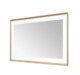 Aquadom Madison 60''x 36'' x 2.28'' LED Lighted Chamfer Frame Mirror with Defogger Brushed Gold Finish - Image 3