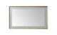 Aquadom Madison 60''x 36'' x 2.28'' LED Lighted Chamfer Frame Mirror with Defogger Brushed Gold Finish - Image 5