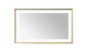 Aquadom Madison 60''x 36'' x 2.28'' LED Lighted Chamfer Frame Mirror with Defogger Brushed Gold Finish - Image 6