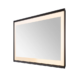 Aquadom Madison 60''x 36'' x 2.28'' LED Lighted Chamfer Frame Mirror with Defogger Matte Black Finish - Image 6