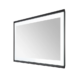 Aquadom Madison 60''x 36'' x 2.28'' LED Lighted Chamfer Frame Mirror with Defogger Matte Black Finish - Image 8