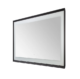 Aquadom Madison 60''x 36'' x 2.28'' LED Lighted Chamfer Frame Mirror with Defogger Matte Black Finish - Image 9