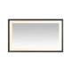 Aquadom Madison 60''x 36'' x 2.28'' LED Lighted Chamfer Frame Mirror with Defogger Matte Black Finish - Image 5