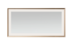 Aquadom Madison 72''x 36'' x 2.28'' LED Lighted Chamfer Frame Mirror with Defogger Brushed Gold Finish - Image 3