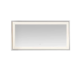 Aquadom Madison 72''x 36'' x 2.28'' LED Lighted Chamfer Frame Mirror with Defogger Chrome Finish - Image 2