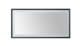 Aquadom Madison 72''x 36'' x 2.28'' LED Lighted Chamfer Frame Mirror with Defogger Matte Black Finish - Image 4