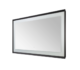 Aquadom Madison 72''x 36'' x 2.28'' LED Lighted Chamfer Frame Mirror with Defogger Matte Black Finish - Image 7