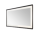 Aquadom Madison 72''x 36'' x 2.28'' LED Lighted Chamfer Frame Mirror with Defogger Matte Black Finish - Image 8