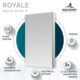Aquadom Royale 24'' × 30'' Left Hinge Medicine Cabinet - Image 6