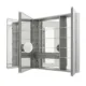 Aquadom Royale 40" × 30" Triple Door Medicine Cabinet R3-4030E-N - Image 7