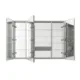 Aquadom Royale 40" × 30" Triple Door Medicine Cabinet R3-4030E-N - Image 6
